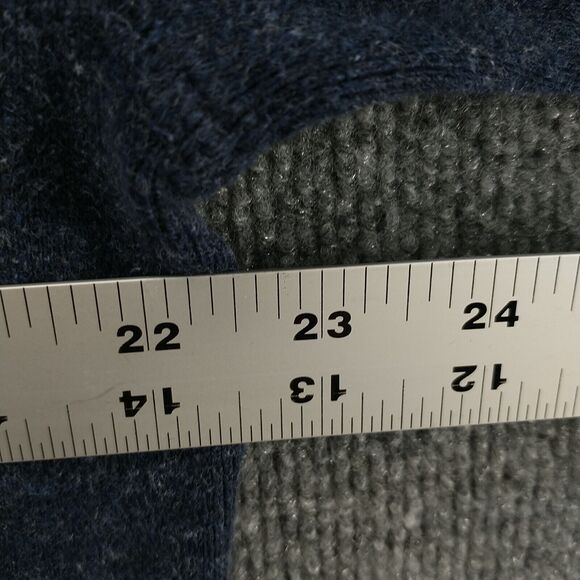 Polo Ralph Lauren Men's Pullover Crew Neck Knit Sweater Blue Large Cotton Logo - Picture 15 of 15